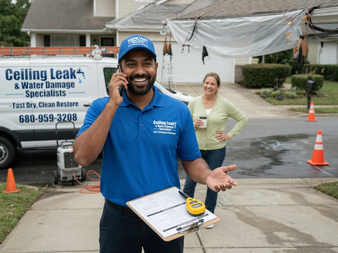Ceiling Leak Cleanup Canton, GA FAQs